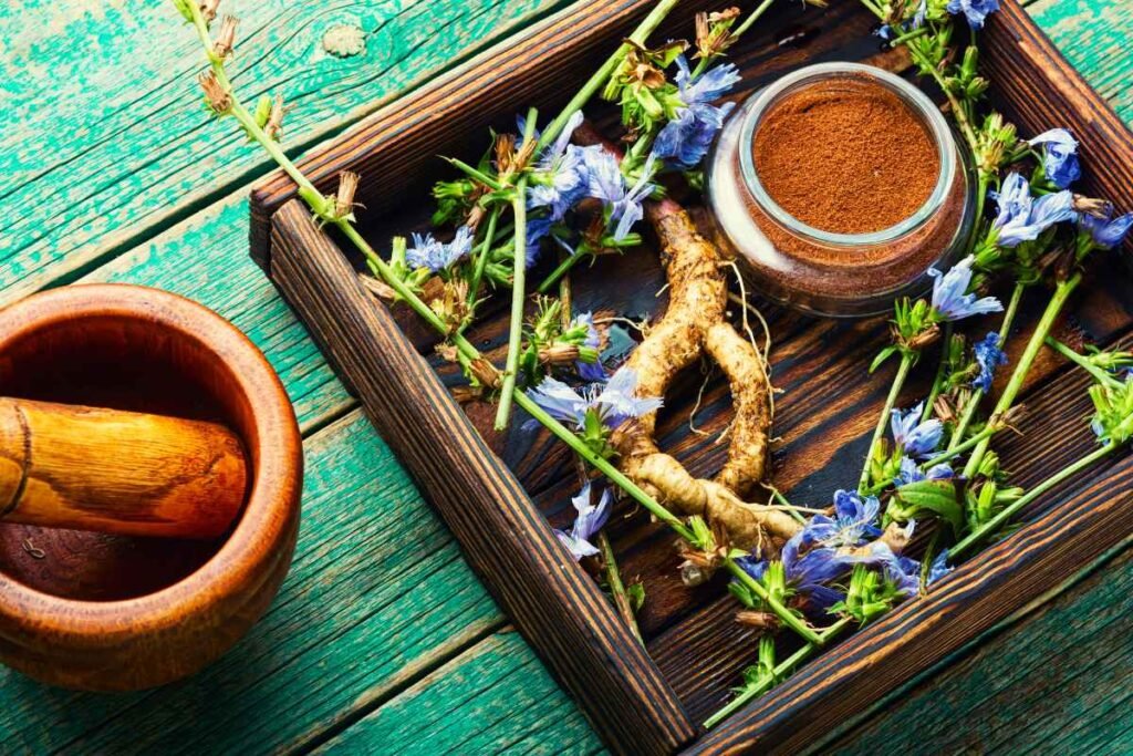 Corn flower tea natural remedy